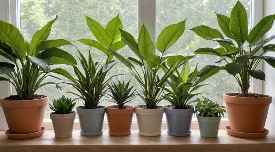 Vielfältige Zimmerpflanzen