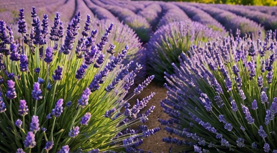 Duftende Lavendelfelder